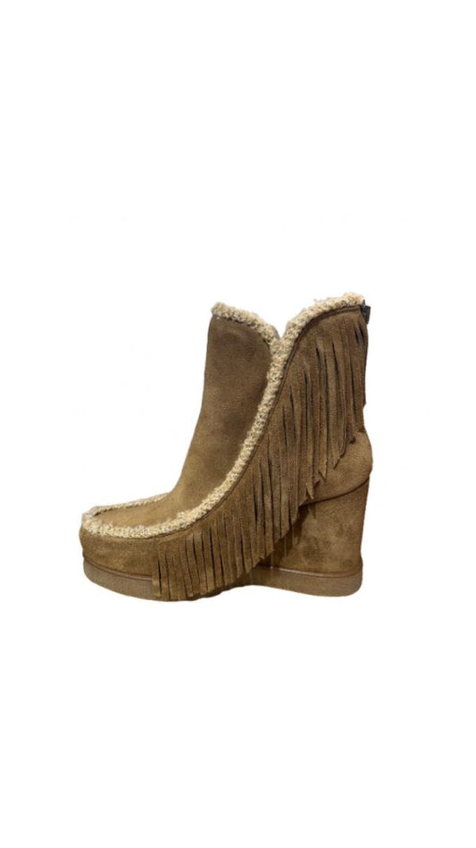 Bottines | JERSEY FRANGES CAMEL
