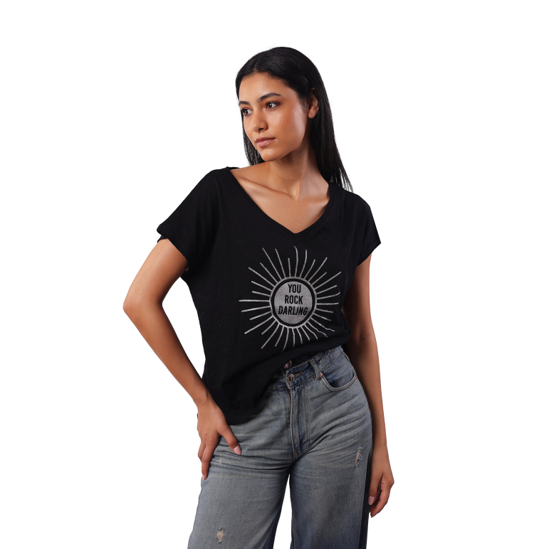 Tee-shirt manches courtes | YOU ROCK DARLING