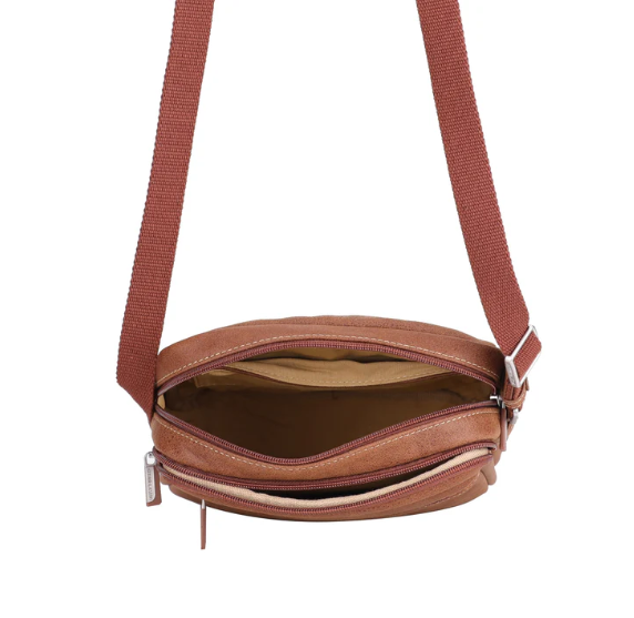 Sacoche travers | CRISTIANO 62-1084 COGNAC