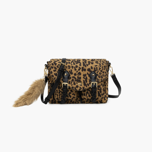 Grand sac porté bandoulière | TYLER LEOPARD