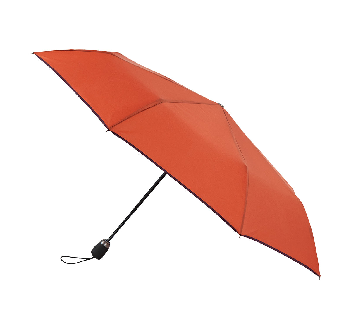 Parapluie pliant automatique | TERRACOTA / PRUNE