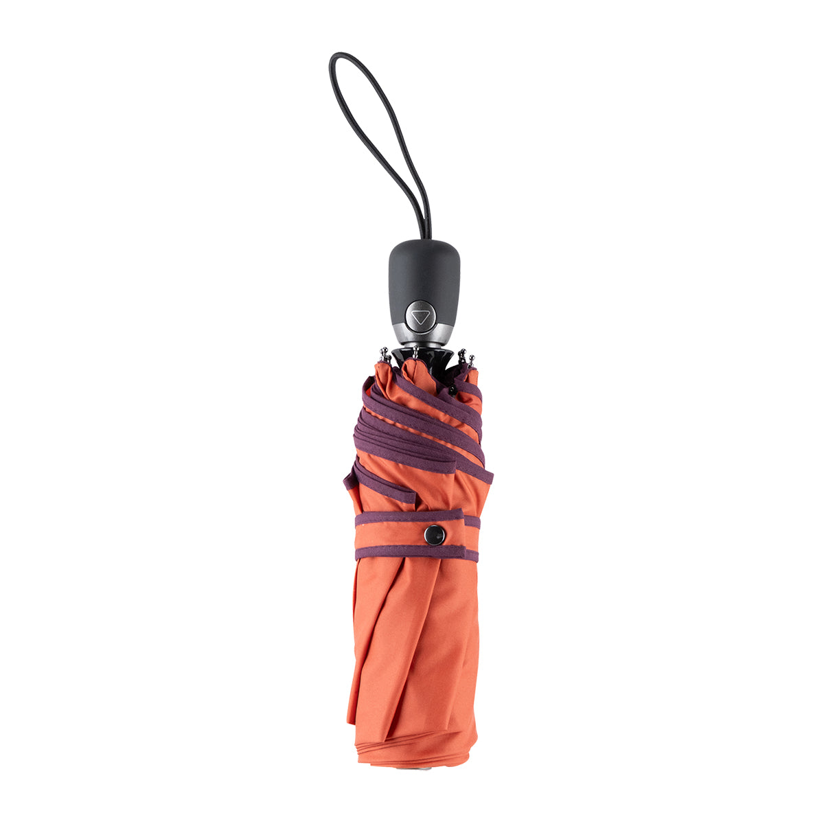 Parapluie pliant automatique | TERRACOTA / PRUNE