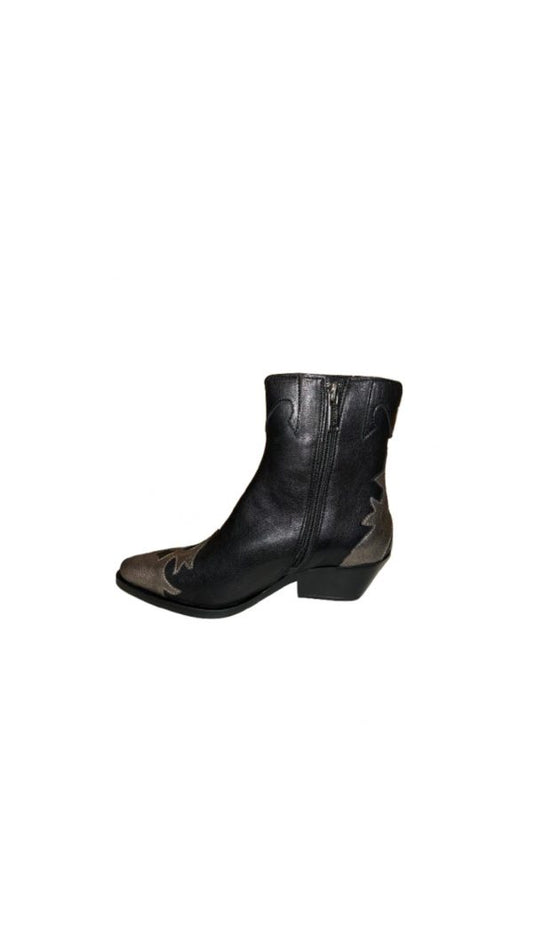Bottines Santiage | JOVIEN NOIR ARGENT