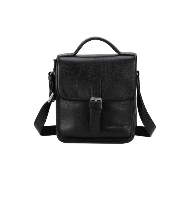 Petit sacoche cuir | TAHOMA A123-54 NOIR