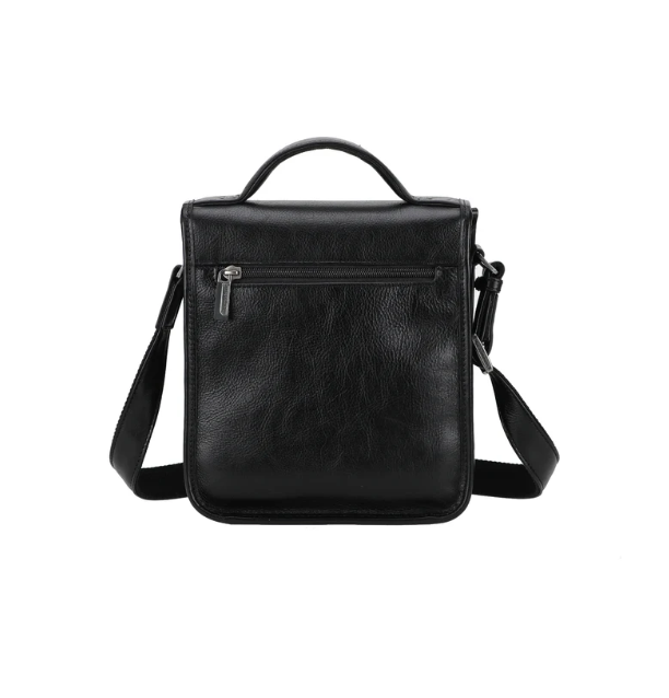 Petit sacoche cuir | TAHOMA A123-54 NOIR