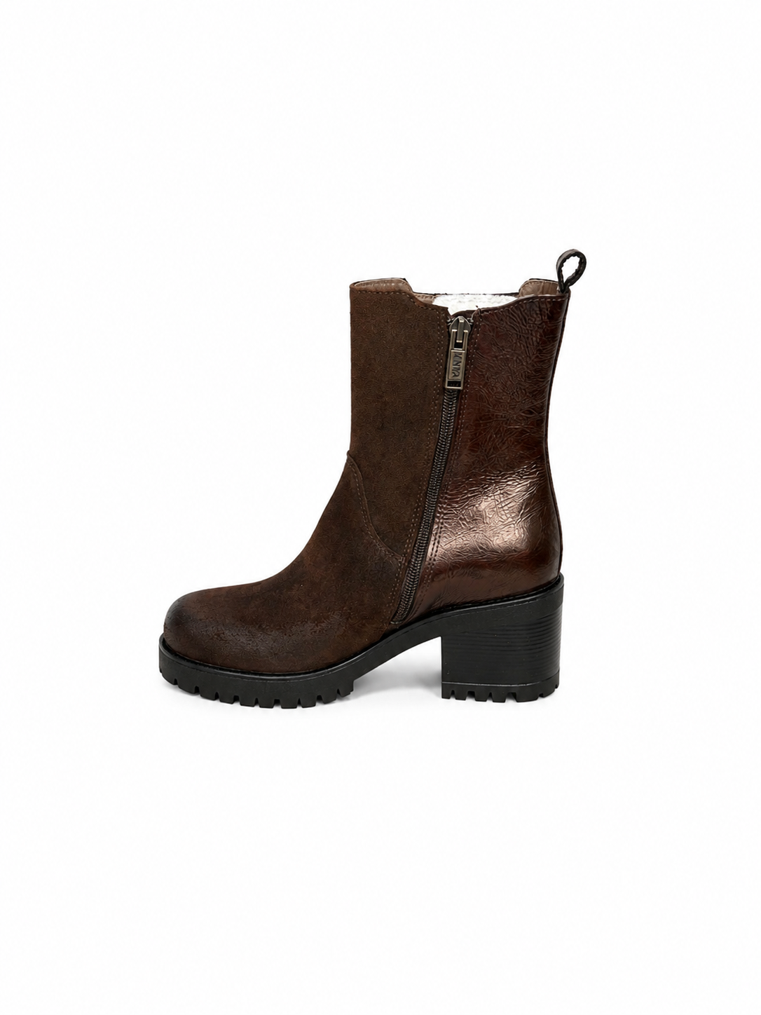 Bottines à talon haute cuivré | LIPSI
