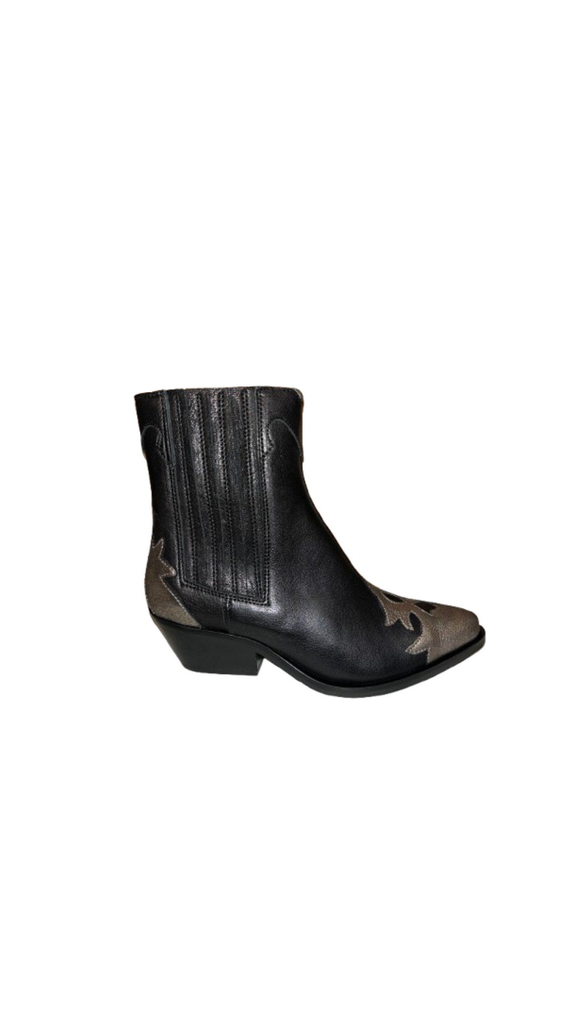 Bottines Santiage | JOVIEN NOIR ARGENT