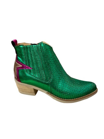 Bottines santiags | FLOR VERTE FLUO