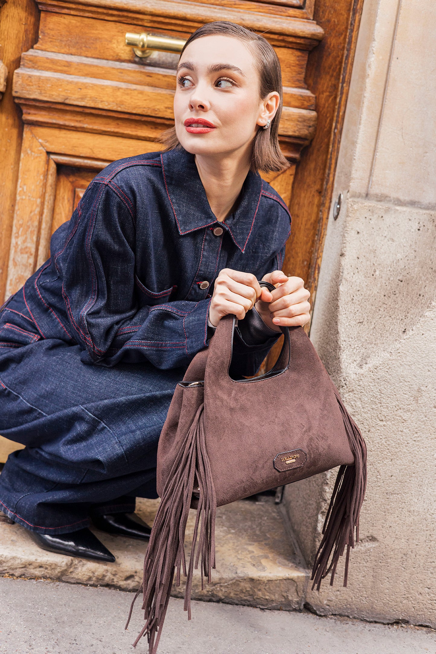 Sac porté épaule | TALAYA FRANGES